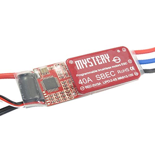 New Lon0167 40A SBEC programmeerbare borstelloze motor ESC voor RC zweefvliegtuigen helikoptervliegtuigen(40A SBEC Programmierbarer Brushless Motor ESC für RC Glider Hubschrauber)