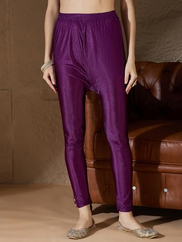 Image of Women's Chanderi Kurta with Legging and Dupatta | Modern & Traditional Blend Ethnic Wear Set | Festive & Casual Summer Kurti with Pants for Party Office & Ethnic Occasions