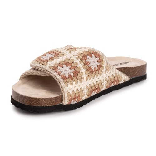 MUK LUKS Women's Gigi Crochet Sandal