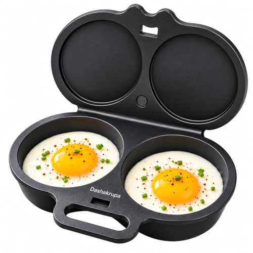 Image of Microwave Egg Cooker Dual Cup Boiled Egg Maker Kitchen Tool