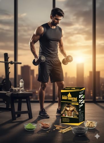 Dr. Parth Body Mantra Ayurvedic Herbal Capsules 30 Overall Health, Energy & Wellness, Natural Herbal Supplement for Men & Women, Immunity & Vitality Support