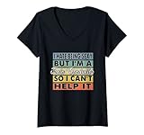 Womens I Hate Being Sexy But I'm An Train Conductor Funny Gift V-Neck T-Shirt