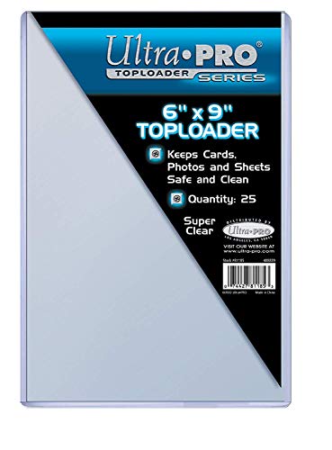 Ultra Pro 6 X 9 Toploader 25ct