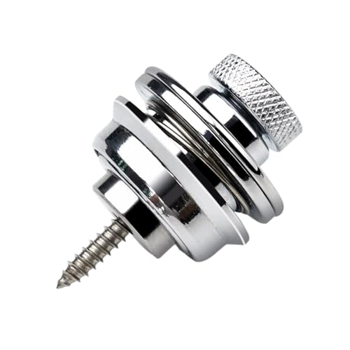 Sangle de guitare électrique basse ukulélé Miwayer bouton sécurité métal taille L
