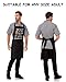 All Prime Outlet Nobody Knows More About Cooking Than Me. Nobody. Believe Me. I Am The Best Cook. Everyone Agrees - Funny Apron -100% Cotton - Universal Size - Adjustable Neck Strap - 2 Pockets