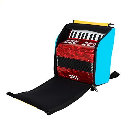 HERCHR Étui pour Accordéon, Sac à Dos pour Accordéon Résistant Aux Chocs, Sac pour Accordéon Antidérapant avec Bandoulière Rembourrée pour Accessoires...