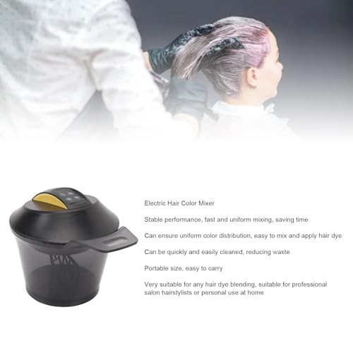 Misturador de cores para cabelo, misturador elétrico de creme para cabelo, liquidificador elétrico p
