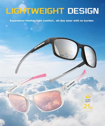 Image of Polarized Running Sunglasses Womens Mens Sun Glasses for Fishing Golf UV400
