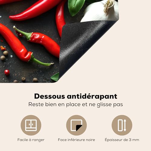 KitchenYeah© Herdabdeckplatte Einteilig Küche Herdabdeckung Induktionsfeld – Ansicht 3