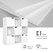 Homfa Librería Estantería de Pared para Libros y Almacenaje con 9 Cubos...