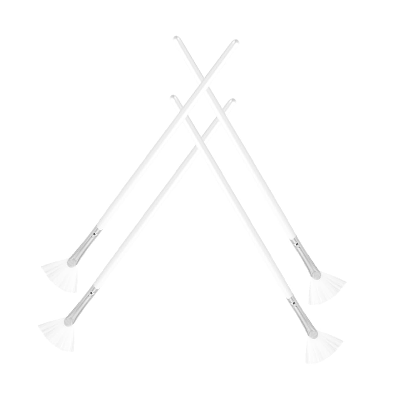 Mikinona 2sets Facial Set Estheticians Mask Applicator Brush Reach Every Area Gentle and Easy to Clean 4pcs*2