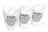 Exogel Camping Stove Gel Fuel. Versatile, odourless fuel with high energy density. Non-hazmat and air-transportable, ideal for hiking, travel and home emergencies. 150ml (3x 50ml pouches). UK-Made.