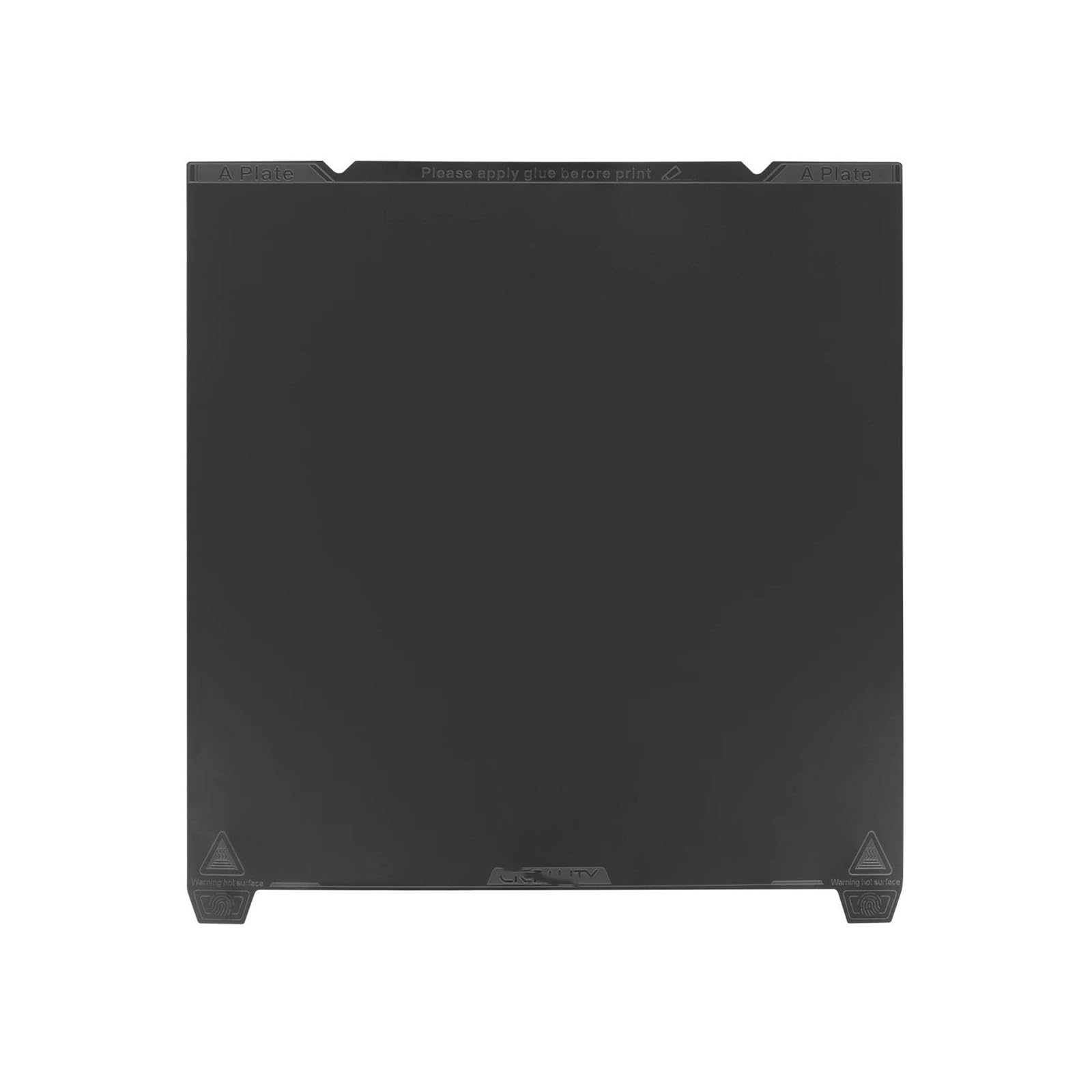 Kit de placa plataforma impresión K1 Max PEI + acero con resorte + pegatina magnética suave o construcción Compatible impresora 3D(Caffee)