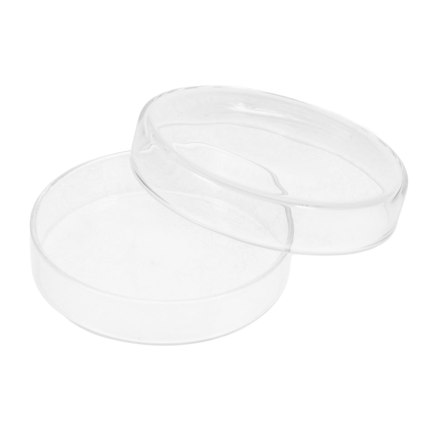OSOLADY Lab Petri Dishes 90mm x 15mm Glass Culture Dish Lids Agar Plates Science Supplies