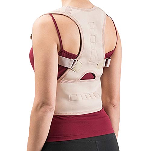 Dr Gem  Gilet Correttore di postura unisex con 12 magneti  Colore Carne