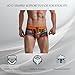 JOCKMAIL Men's Boxer Briefs Mens Underwear Boxer Briefs with Men's Boxer Shorts Camouflage Underwear (as1, alpha, m, regular, regular, Orange)