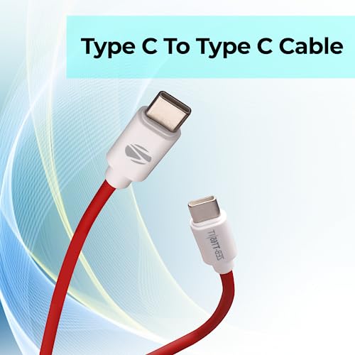 ZEBRONICS Store ZEBRONICS Tt65 Type C to Type C Cable, 65W PD, 1M - Image 7
