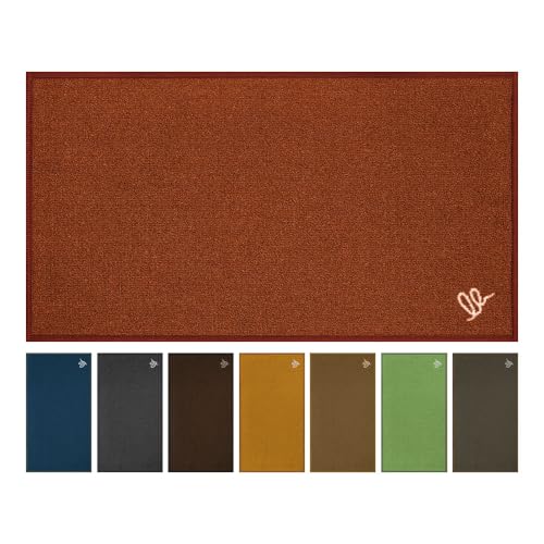 OLIVO.shop | SMART Tapis de cuisine antidérapant, tapis de cuisine lavable, tapis de cuisine moderne polyvalent, tapis de couloir antidérapant, différentes couleurs et tailles (40 x 60 cm, TERRE CUITE