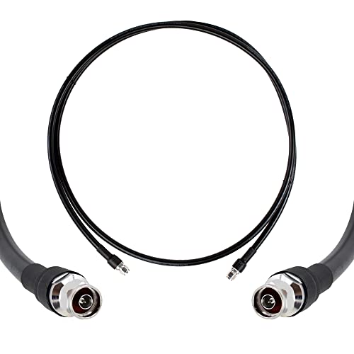 Câble coaxial LMR600 domestique et commercial 50 ohm N-mâle double blindage