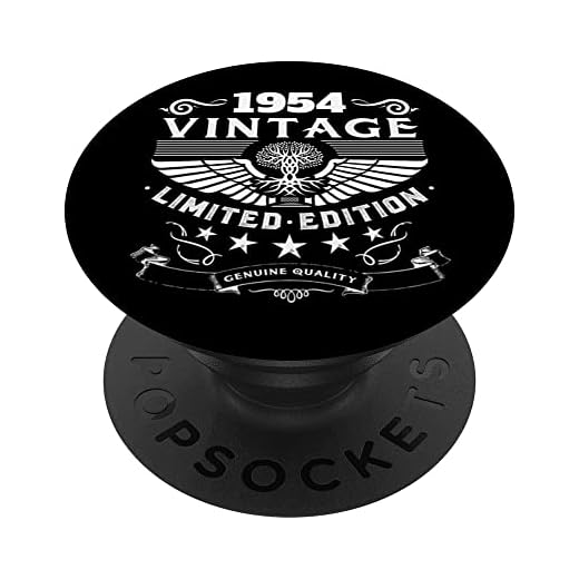 Retro 1954 cumpleaños Popsocket divertido 1954 cumpleaños regalos 1954 PopSockets PopGrip Intercambiable