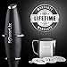PowerLix Powerful Handheld Milk Frother With Stand Battery Operated Foam Maker Frother Wand For Coffee (A Black) (Milk Frother With Stand Set)