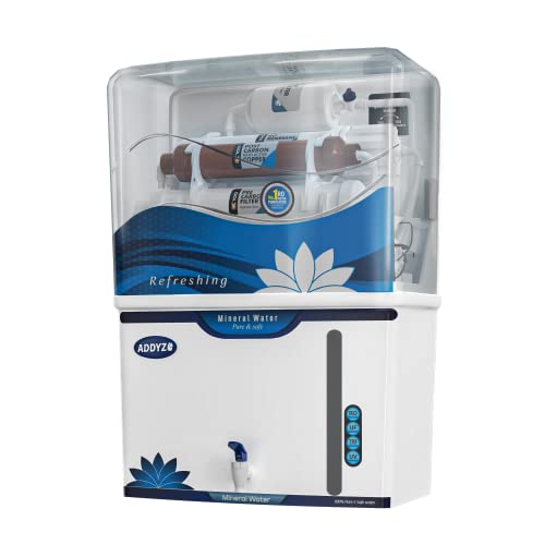 Image of Addyz Copper+Mineral RO+UV+UF 12L Water Purifier for Home & Kitchen Fully Automatic with UF+TDS controller with Copper charge Technology