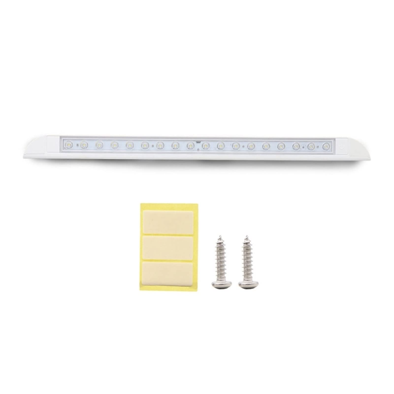 Samochód kempingowy lampa sufitowa RV jacht 12-28V LED markiza osłona przeciwsłoneczna panel świetlny Bar przyczepa do łodzi reflektory,Element kampera(18 LED White)