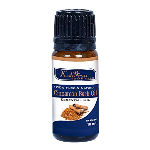 100% Pure & Natural & Undiluted Cinnamon Bark Essential Oil (Cinnamomum Zeylanicum) for Hair & Skin Care - Steam Distilled (10 ml)-image-32