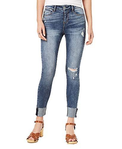 American Rag Juniors Ripped Cuffed Skinny Jeans