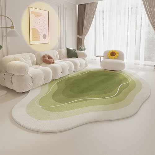 Alfombra antideslizante suave para sala de estar de diseño atemporal 7