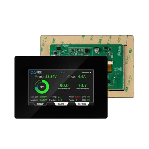 JKBMS 4.3 Inch LCD Display for JK-PB Inverter BMS V19 (LCD-4.3-TTL-P)
