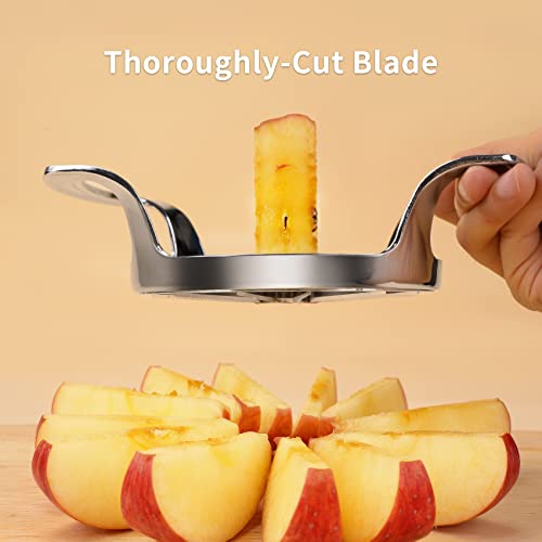 Savorliving Apple Slicer 12 Sharp Blades Stainless Steel Apple Cutter, Pitter, Thoroughly-Cut Blade Design, Divider For Up To 4 Inches Apples (Classic) #TOP3
