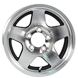 eCustomrim Aluminum Trailer Wheel 14X6 14' Black Star Style 5 Lug On 4.5' Center Rim