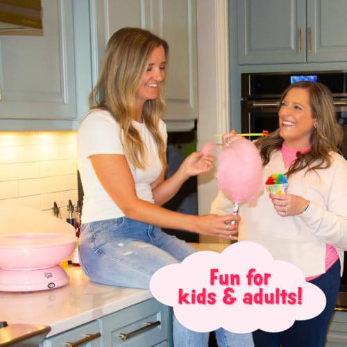 Cotton Candy Express Floss Sugar Variety Pack with 5 - 11oz Plastic Jars of Orange, Blue Raspberry, Pink Vanilla, Grape, & Cherry Flossing Sugars. Use with Cotton Candy Express Countertop Machine