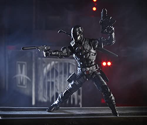 G.I. Joe Classified Series Snake Eyes Action Figure 02 Collectible Premium Toy with Multiple Accessories 6-Inch Scale with Custom Package Art