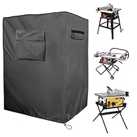 Abdeckung für Tischkreissäge, 600D Oxford Gewebe Wasserdicht Staub Schutz Tischkreissäge,Schwarz (89 * 69 * 116 cm)