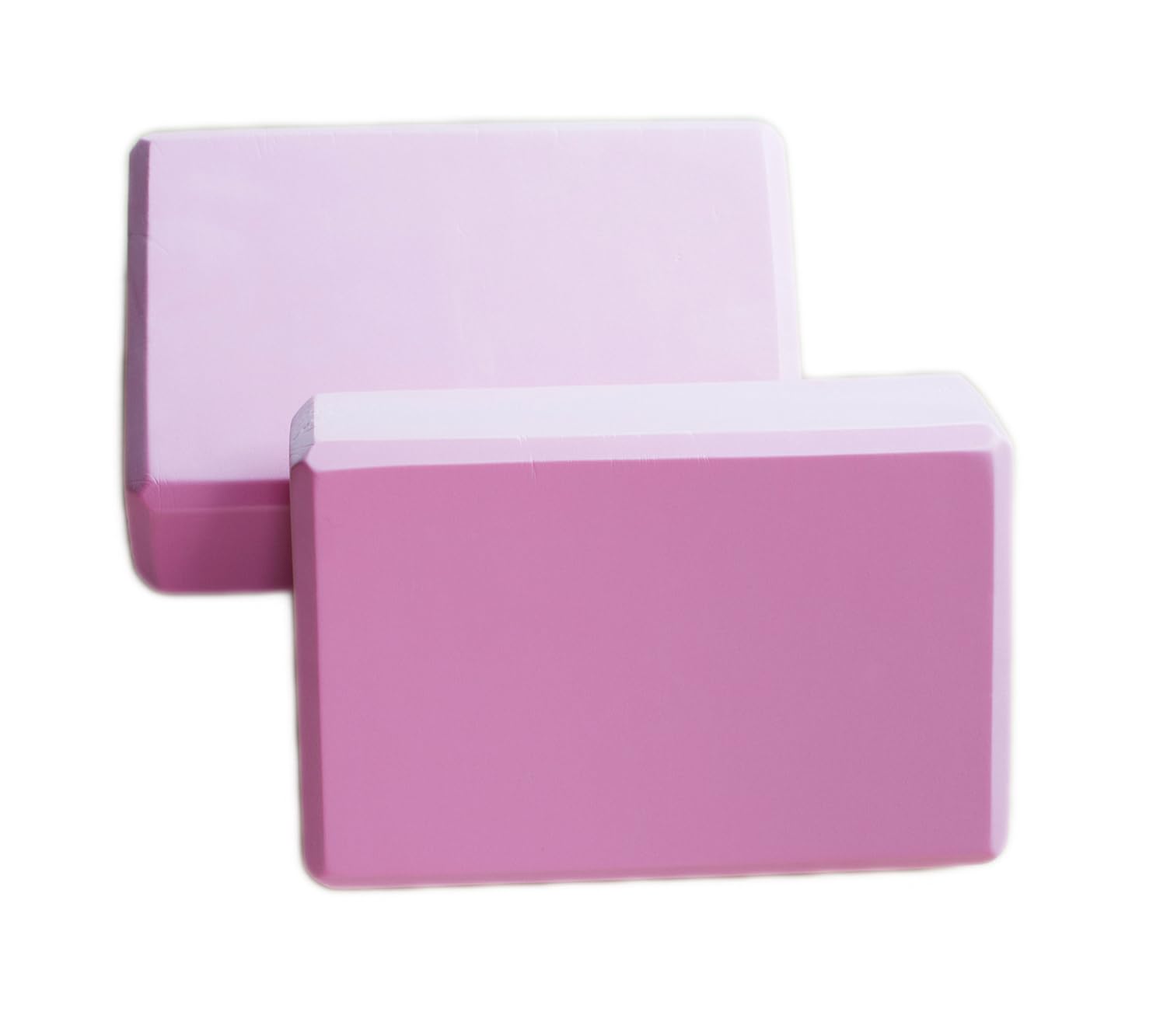 Blocchi da yoga in schiuma EVA ad alta densità, 2 confezioni da 22,9 x 15,2 x 7,6 cm ciascuno, supporto, leggero, con bordi smussati per yoga, pilates e meditazione