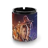 スターウォーズ 灰皿 革製灰皿 丸い円筒形 アッシュトレイ 卓上 大容量 屋外 おしゃれ ステンレス おしゃれ 大容量 屋外 室内 防臭 車用 ブラック 洗いやすい インテリア コンパクト