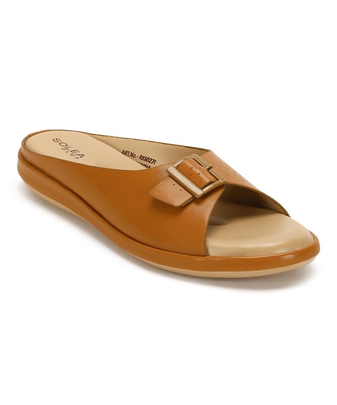 PARAGON RK6027L Womens Sandals | Stylish Slip on Flats with Cushioned Soles | Trendy Lightweight Durable & Comfortable Fashion Slippers for Outdoor Use (B0CJM6N3KR) Amazon Price History, Amazon Price Tracker