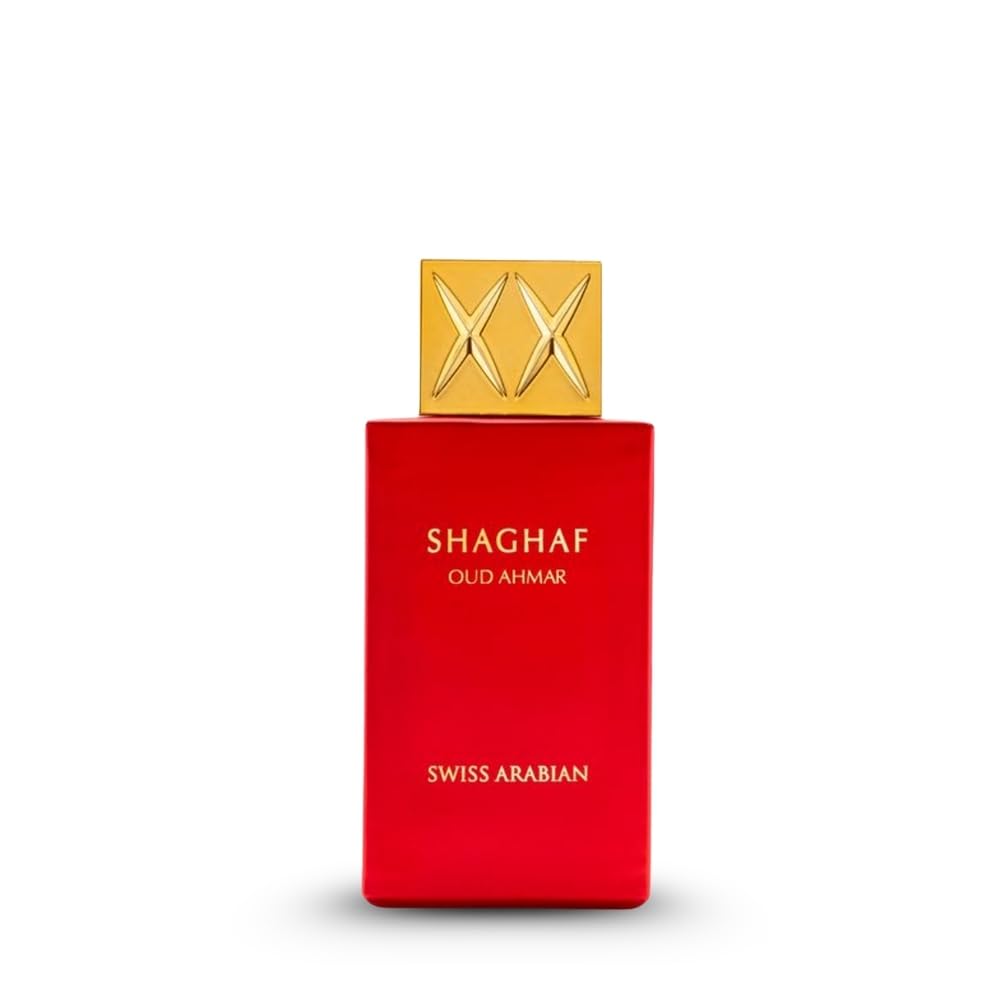 Shaghaf Oud Ahmar - Luxury Products From Dubai - Long Lasting And Addictive Personal EDP Spray Fragrance - Seductive, Signature Aroma - The Luxurious Scent Of Arabia - 2.5 oz