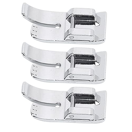 Set de 3 Pies Prensatelas de Acero Inoxidable para Coser miniatura 1