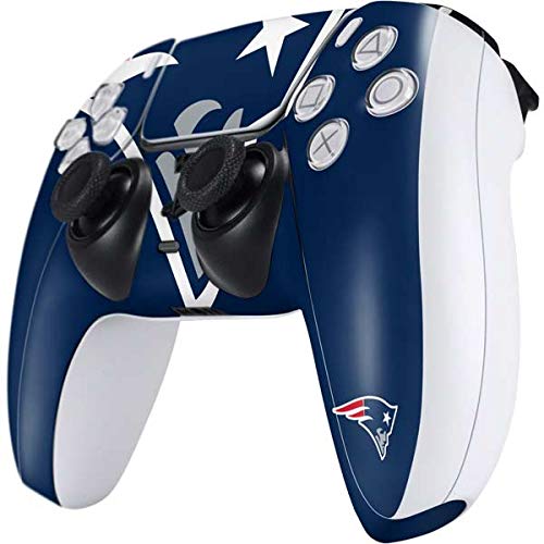 Skinit Decal Gaming Skin Compatible with PS5 Controller - Officially Licensed NFL New England Patriots Large Logo Design