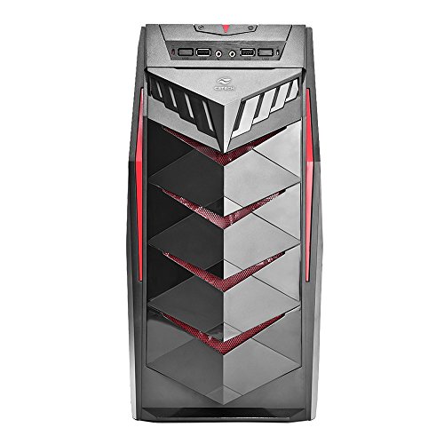 Gabinete Gamer Mt-G70 Bk S/Fonte C3Tech, Preto, Médio