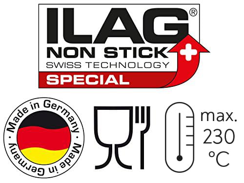 CHG 9905-104 - Juego de 3 bandejas Altas para Horno, Color Gris Oscuro Metalizado