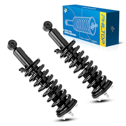 Image of PHILTOP Front Struts Assembly Shock Absorber Fits Pathfinder 2005 2006 2007 2008 2009 2010 2011 2012, Xterra 2005-2015, Quick Suspension 171103 * 2, Struts with Coil Spring Assemblies SAA026 Set of 2