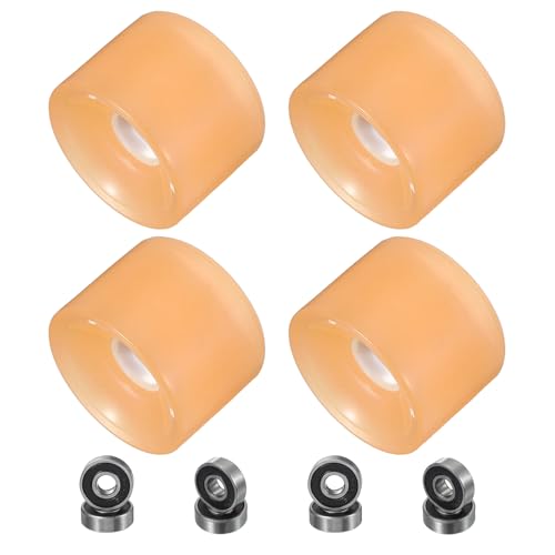 Roues de skateboard 65mm anti chocs pour remplacer roues cruiser usées