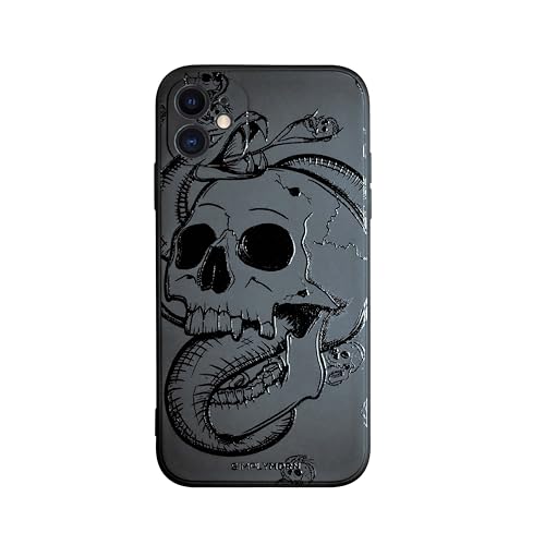 Coque iPhone 11 antichoc fine noire brillante Fractal pour homme actif au quotidien