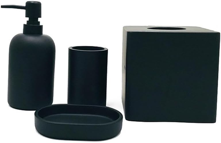 Resin Bathroom Set Matte Finishing Accessories Furnishing Hotel Toiletries Kit Decoration