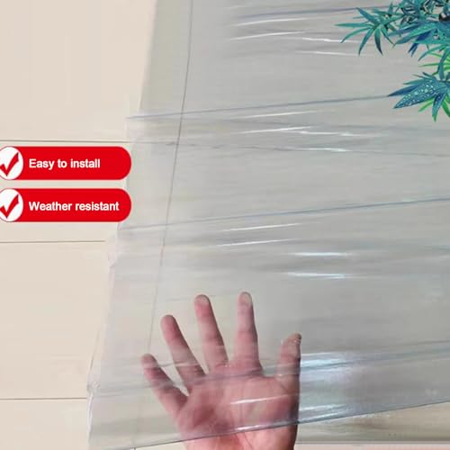 Paneles de techo para invernadero resistentes a la intemperie y transparentes 4