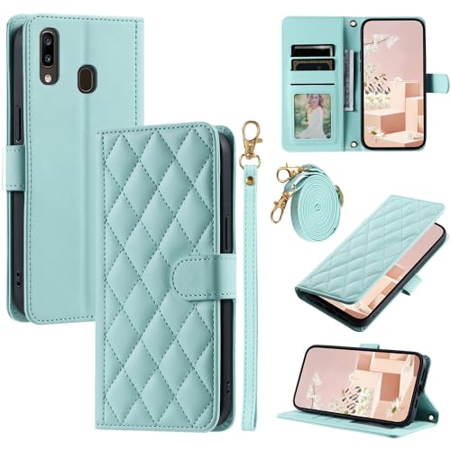 Étui Galaxy A40 pour femme avec dragonne pratique pour vos sorties